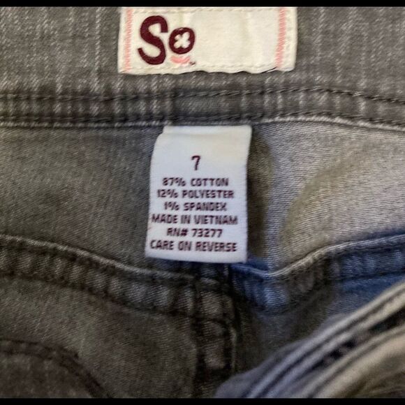 SO Gray Skinny jeans Size 30 - Picture 3 of 6